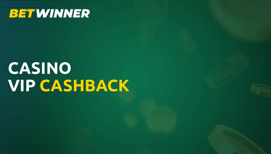 As part of the Casino VIP cashback promotion, Betwinner users can get back a portion of the money they spend