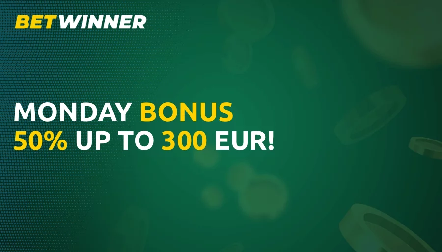 Every Monday at betwinner users who make a deposit receive a 50% bonus