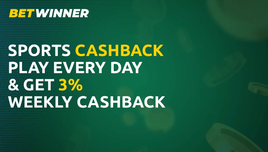 Betwinner sports betting cashback allows you to get some of your money back